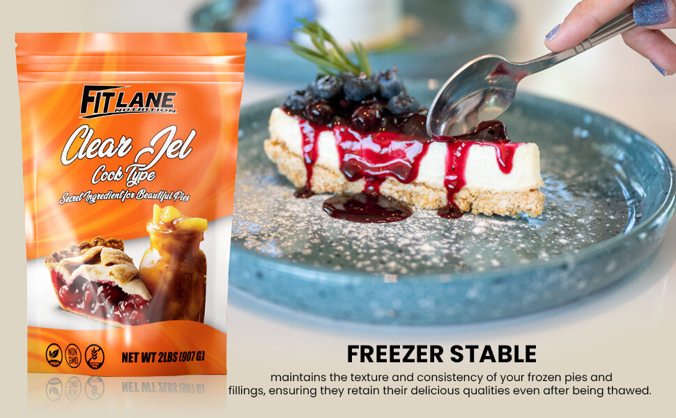 Clear Jel For Canning 4 lbs – Cook Type Corn Starch Powder for Pies and Baking