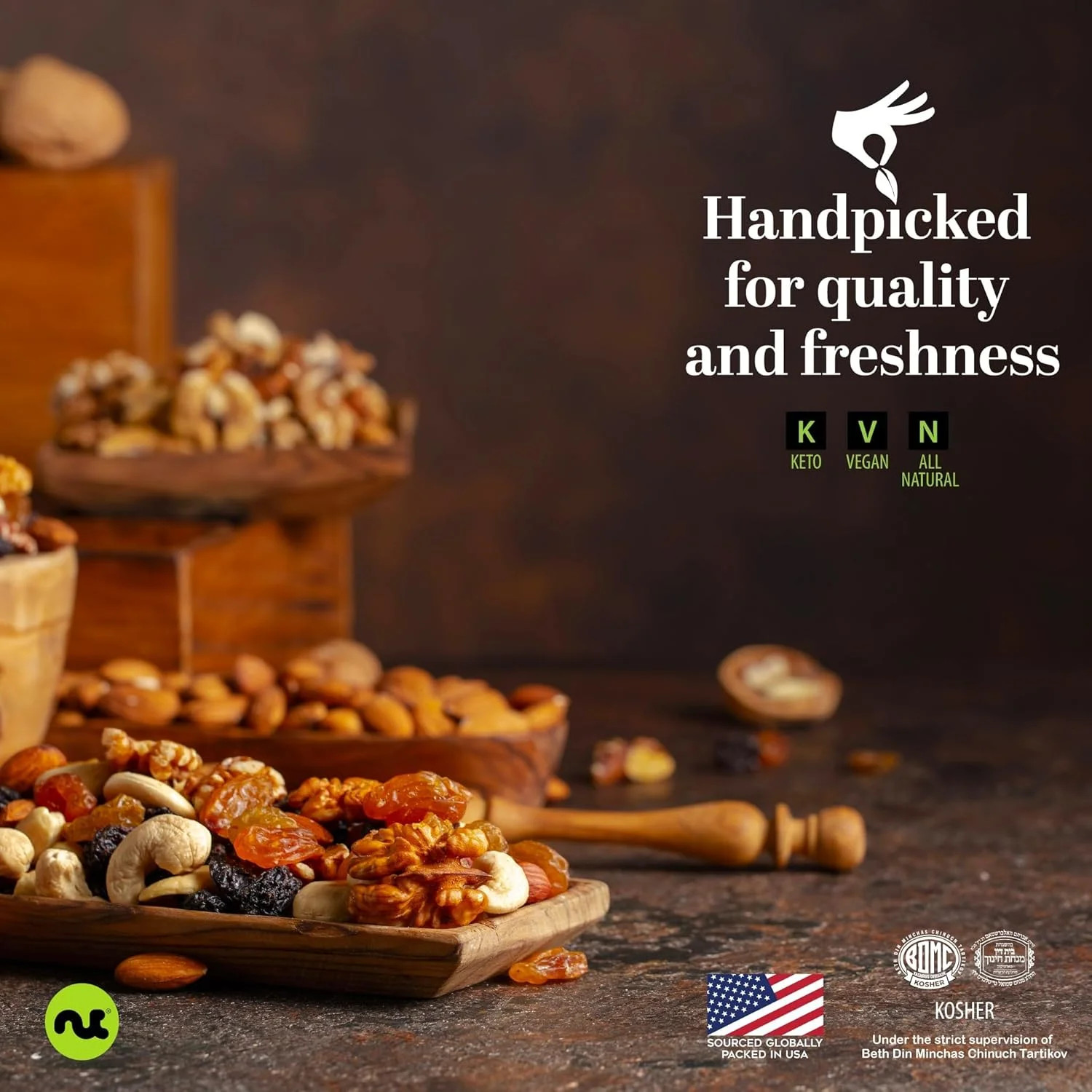 NUT CRAVINGS – Raw Brazil Nuts, Unsalted, No Shell, Whole, (32oz – 2 LB) Bulk Nu