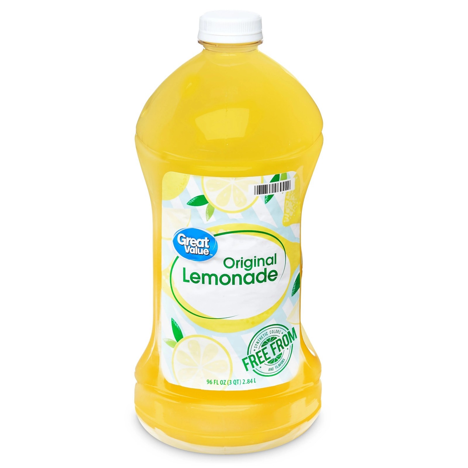 Great Value Original Lemonade, 96 fl oz each (2 Pack)