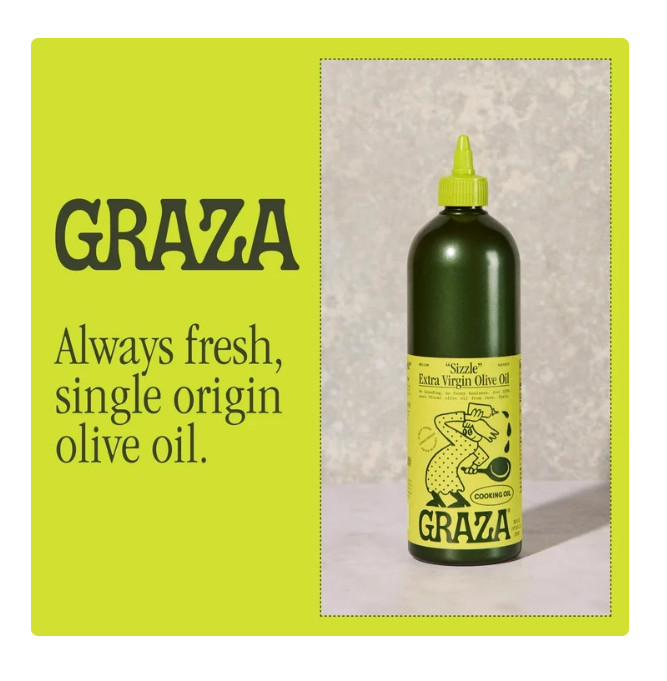 Graza Sizzle Extra Virgin Olive Cooking Oil, 25.4 fl oz