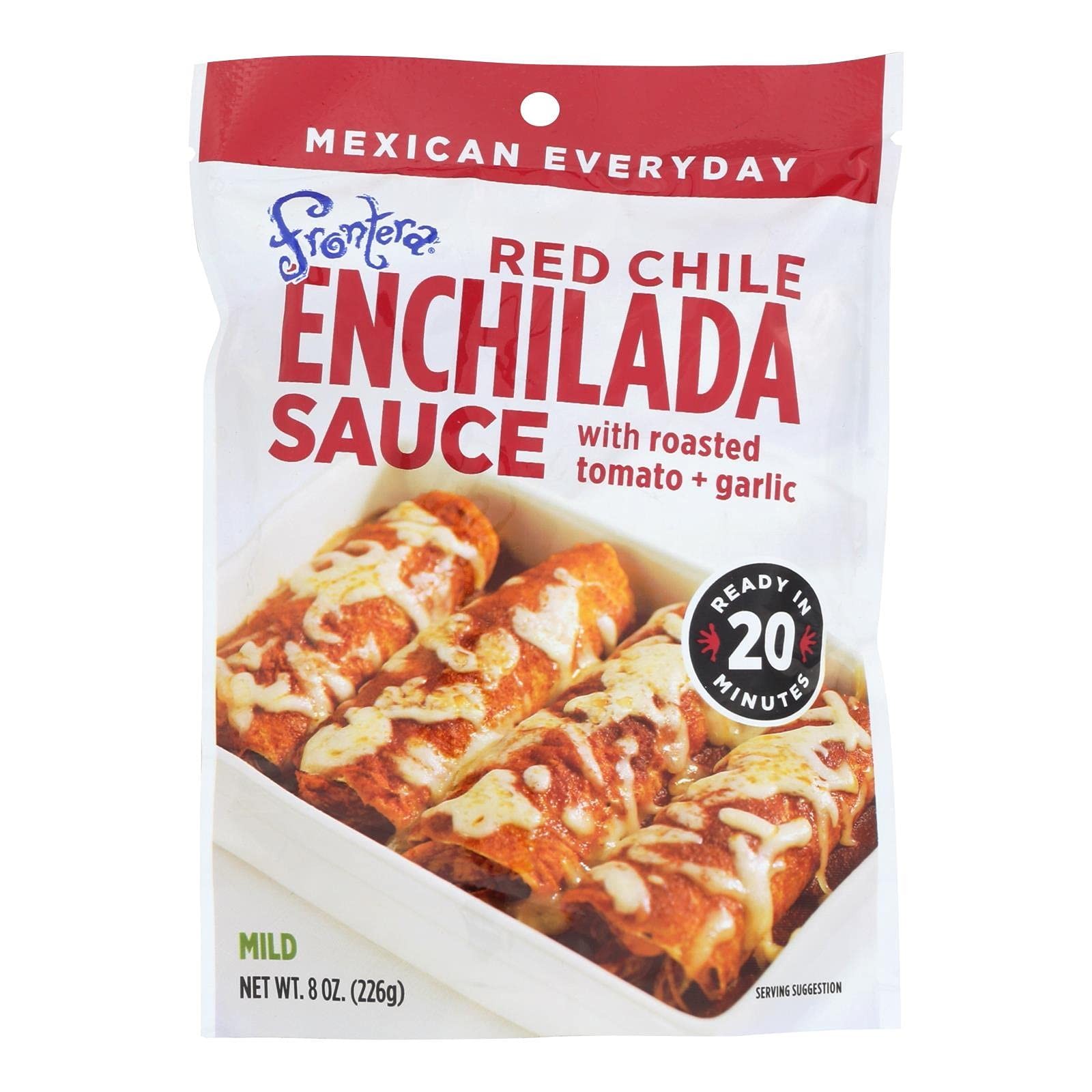 Frontera Foods Red Chile Enchilada Sauce, 8 8.0 Ounce (Pack of 6), No Color