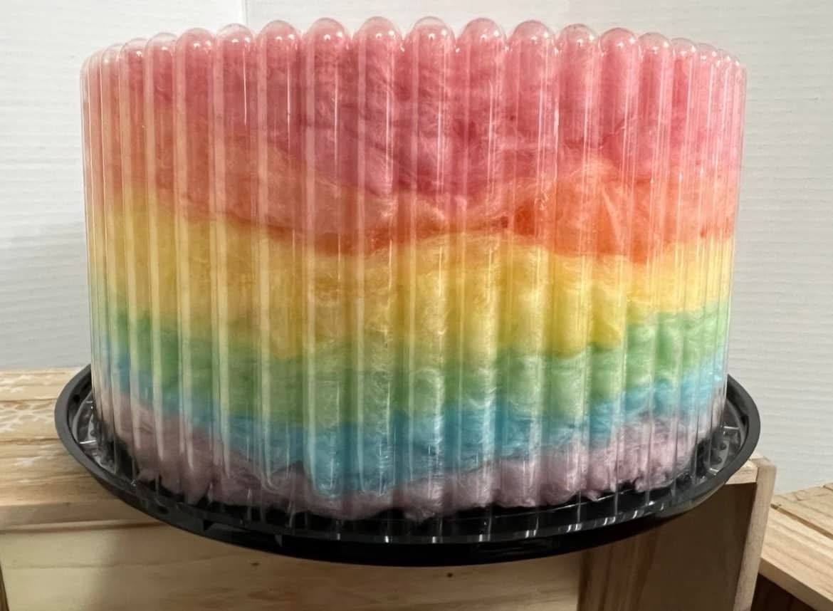 10” Cotton candy Rainbow cake. Made to Order!
