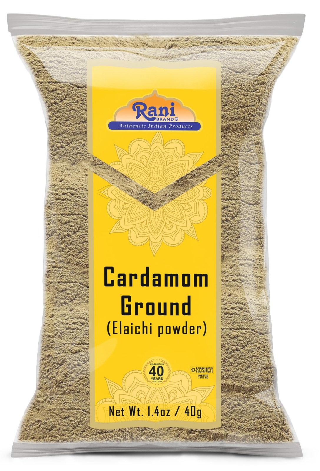 Rani Cardamom (Elachi) Ground, Powder Indian Spice 1.4oz (40g)