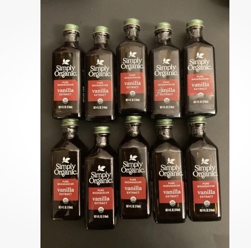 Simply Organic Vanilla Extract 4 Fl Oz Madagascar Bourbon Organic Lot Of 10