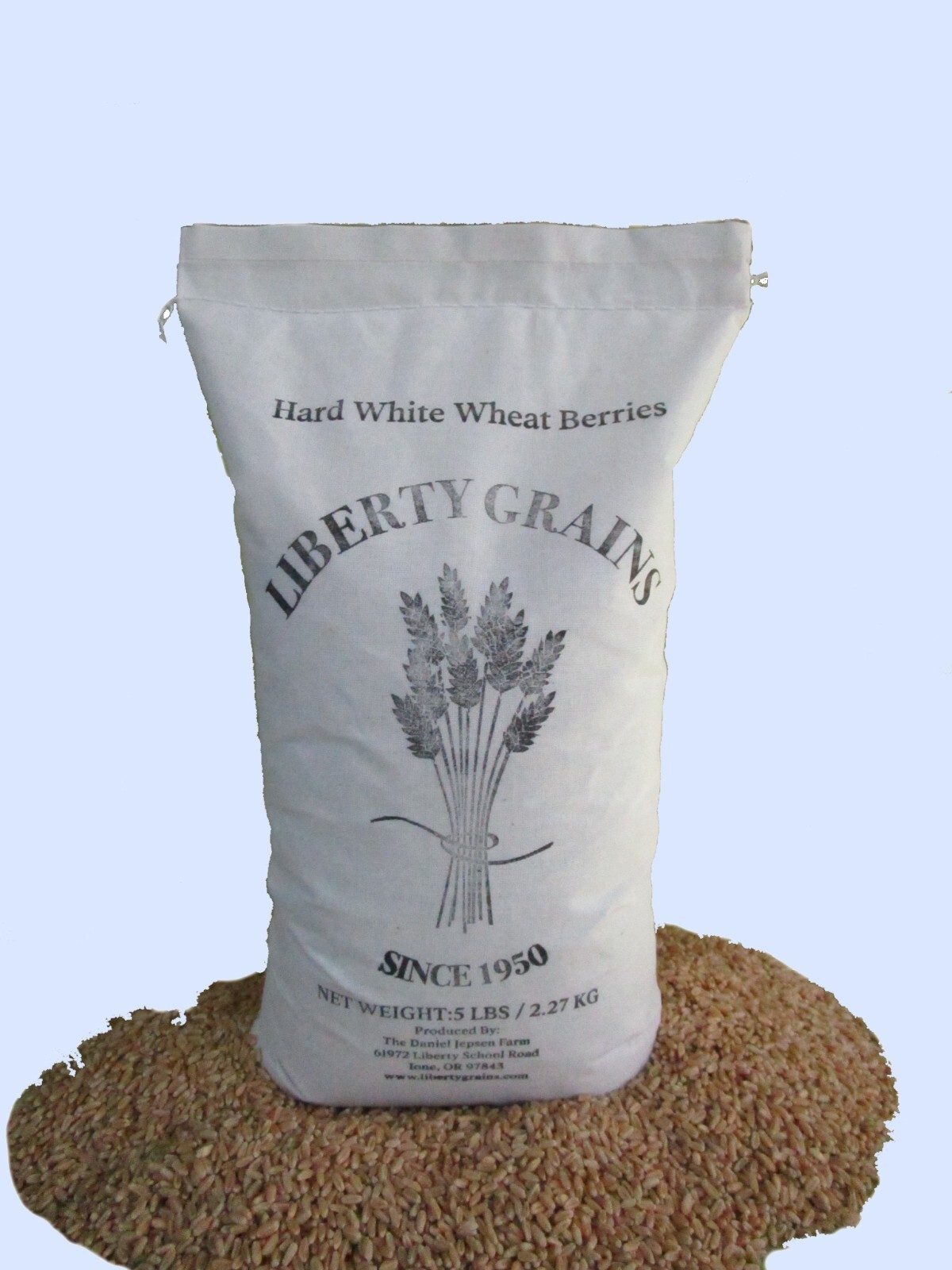 Hard White Wheat Berries – Family Farm, Single Source, small to bulk size