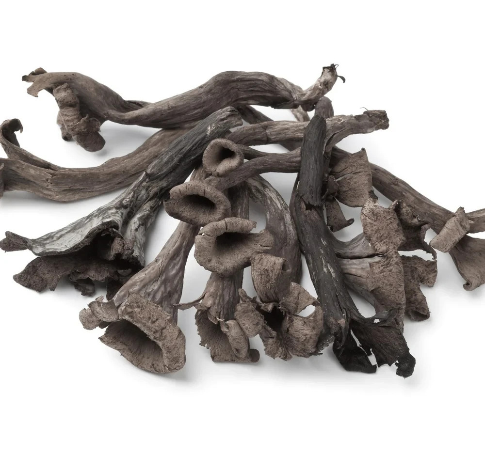 Dried Black Trumpet Mushrooms Truffle-Like Aroma Sauces, Risotto Finishing 1 LB