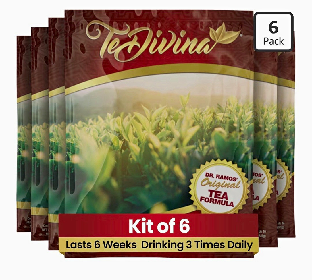 TeDivina Dr. Ramos’ Original Tea Formula Herbal Caffeine Free Bagged 6-Pack
