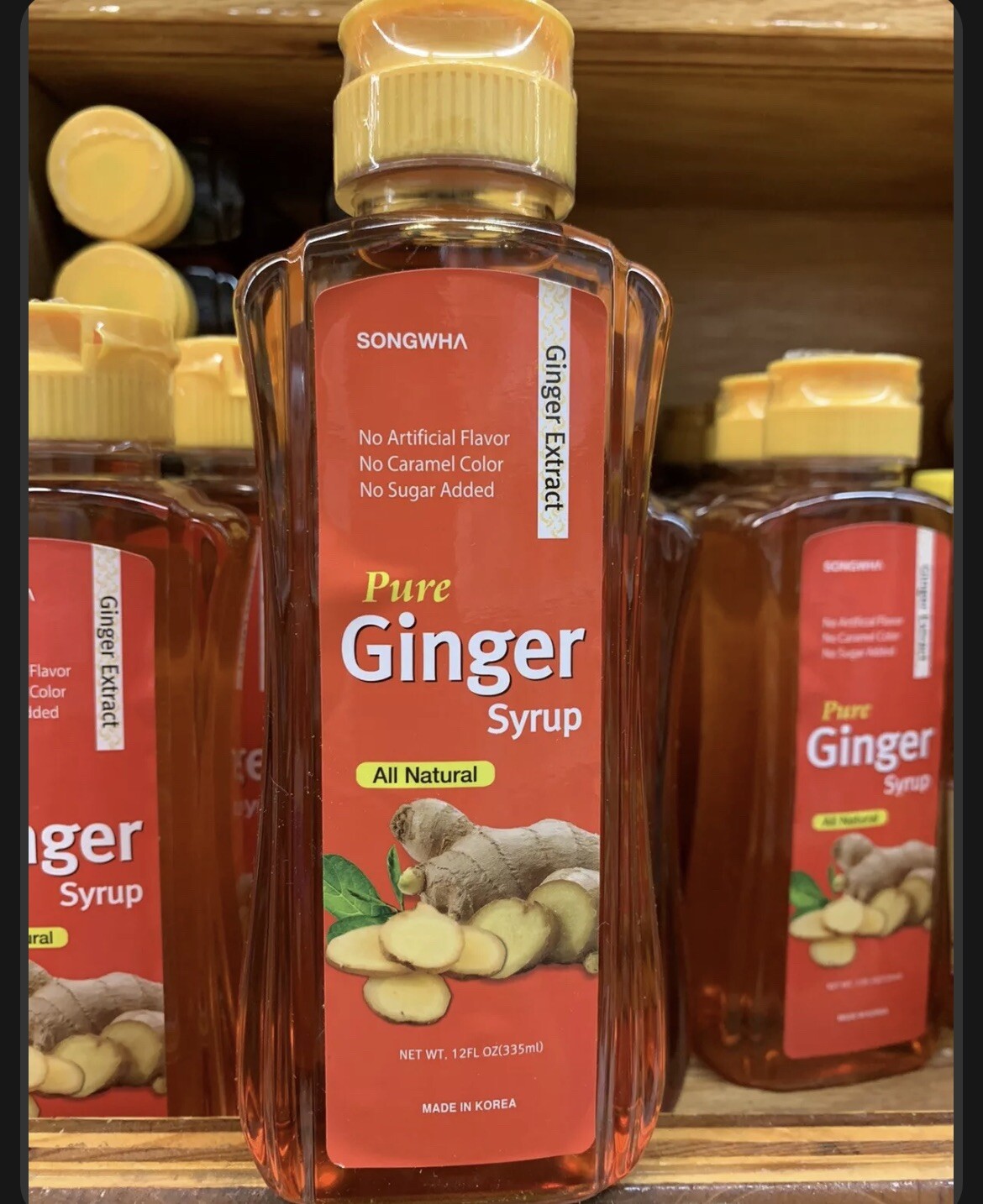 Songwha Pure Ginger Syrup Extract 12 Oz Natural Best Quality See Description
