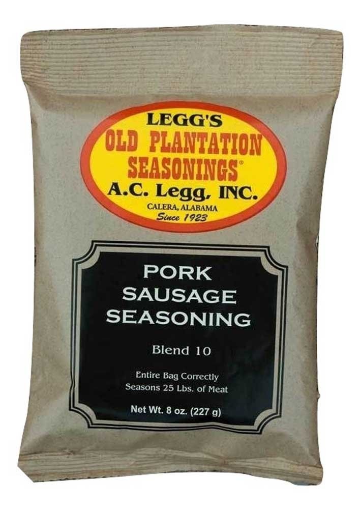 AC Legg #10 Pork Sausage Seasoning, 8 oz.