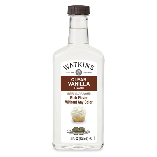 Watkins Clear Vanilla Flavor, 11 oz (Liquid, Shelf Stable)