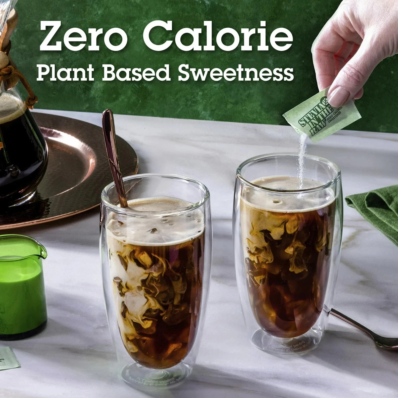 Stevia In The Raw Zero Calorie Sweetener, Sugar Substitute Packets, Vega, 125 Co
