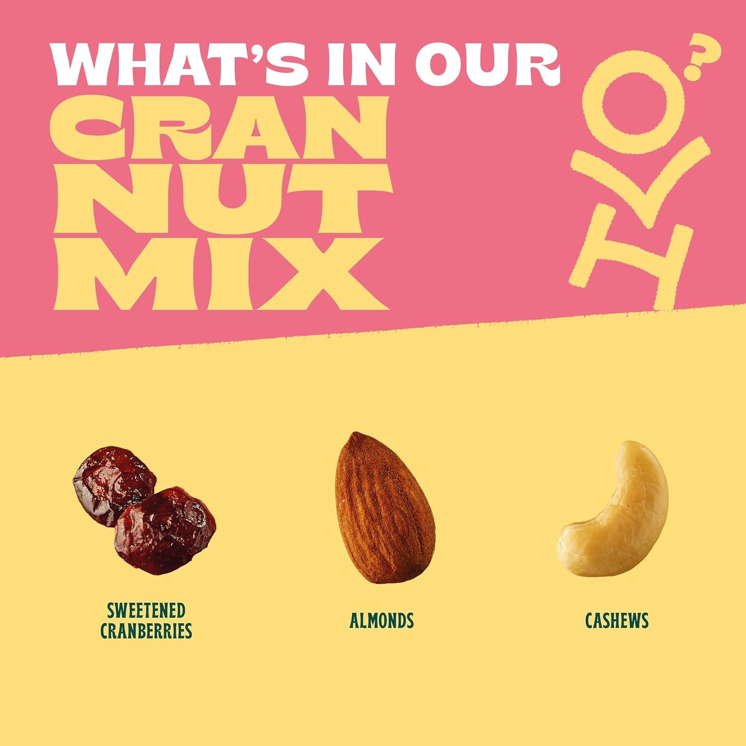 Nutritious Cran Nut Trail Mix – 4g Plant-Based Protein, 1 oz Bags, 8 Pack