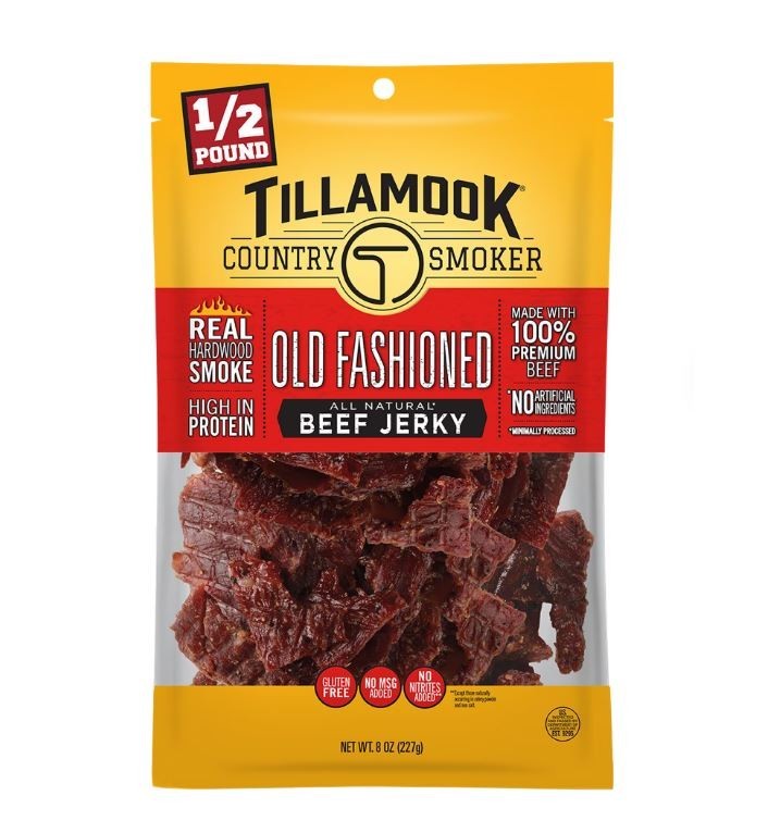 Tillamook Country Smoker All Natural Old Fashioned Beef Jerky, 8 oz.