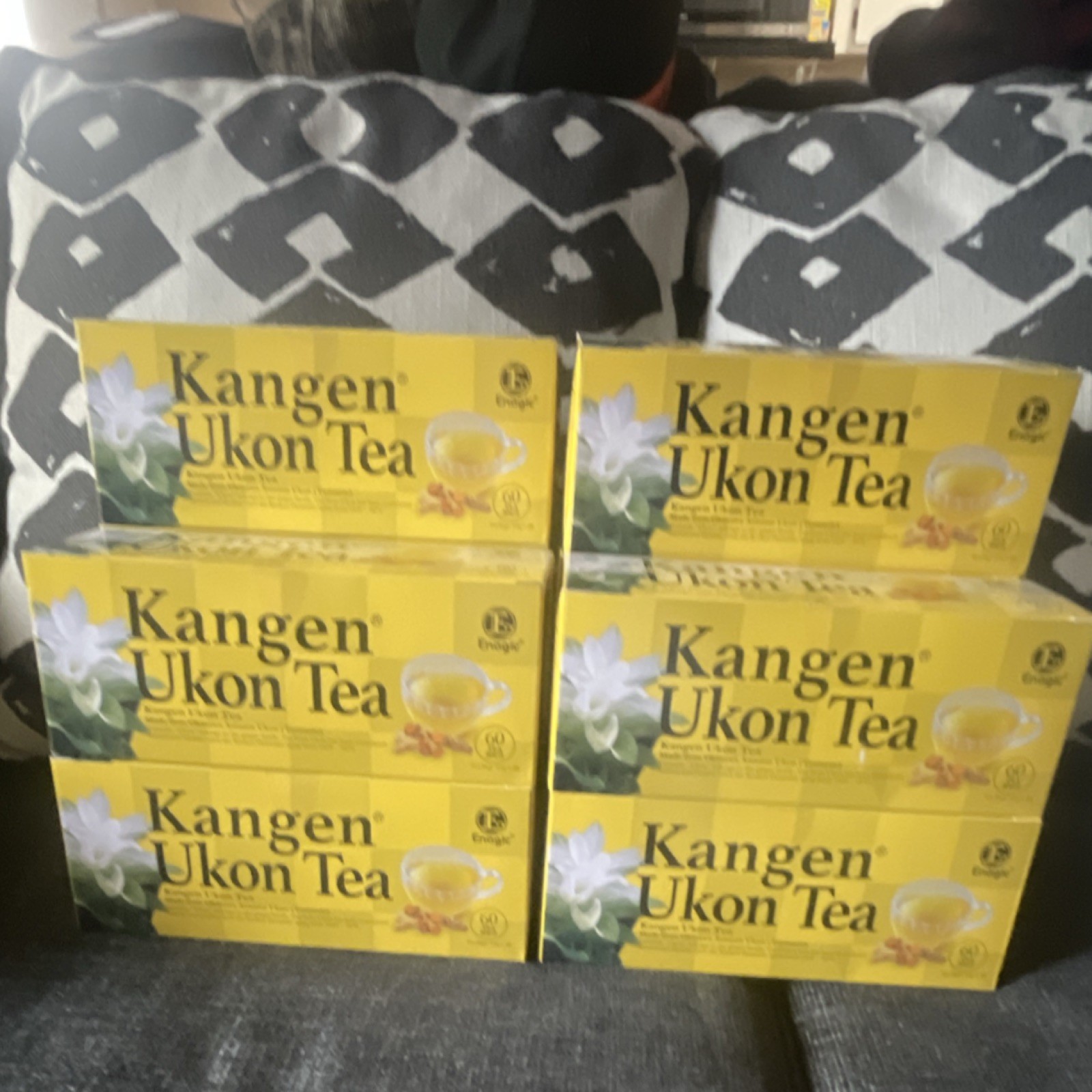 Enagic Kangen Ukon Tea Bagged Tea & Infusion 6 Boxes Pantry