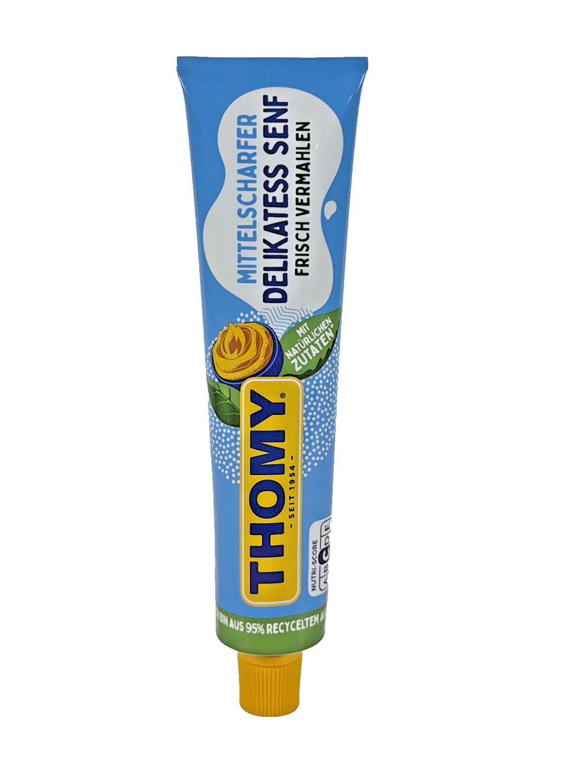 Thomy German Mustard Medium Hot Tube 100ml (Mittelscharfer Delikatess Senf)