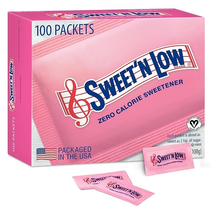 Zero Calorie Sweetener Packets, Kosher And Gluten Free,100 Ct pack 1