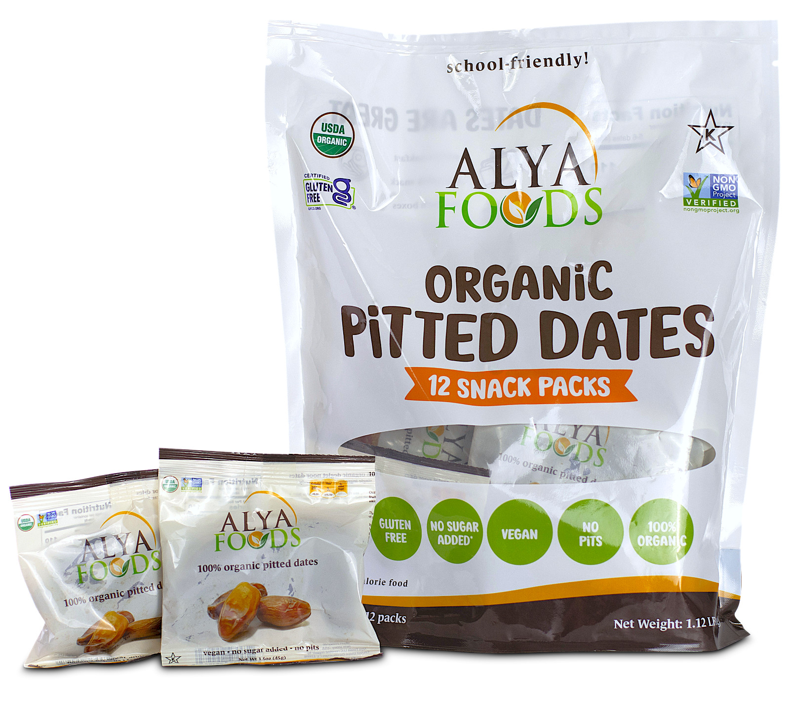 100% Organic Deglet Noor Dates 12-Count 1.5 oz Multipack