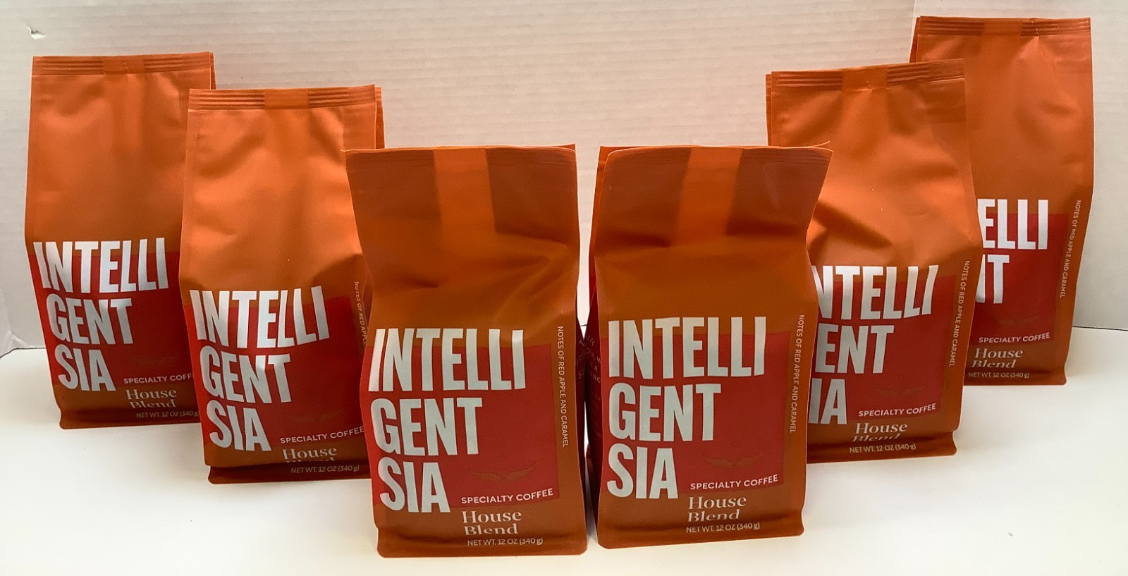 Intelligentsia Light Roast Whole Bean Coffee, House Blend, 12oz, Lot of 6, 12/25