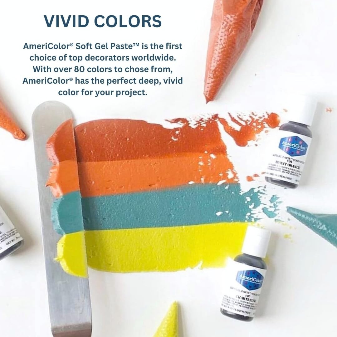 Soft Gel Paste Food Coloring Kit – 12 Colors