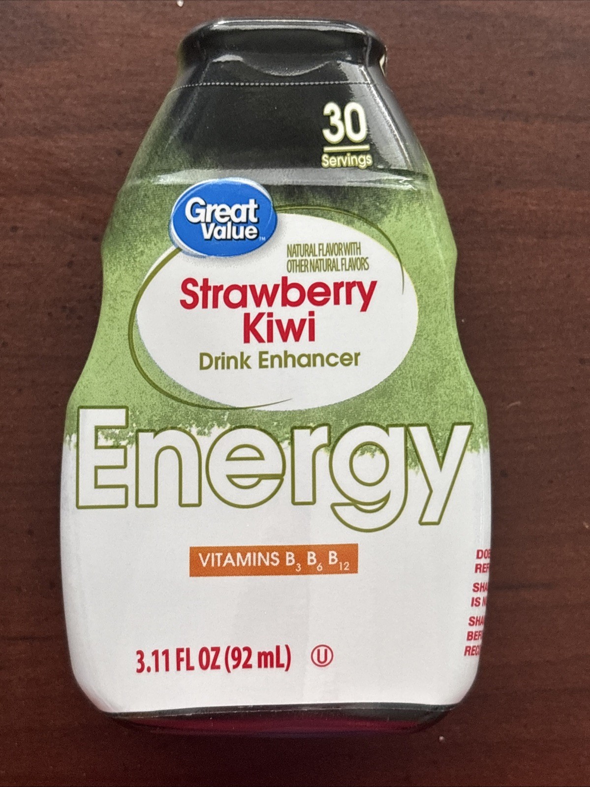 Energy Strawberry Kiwi Liquid Water Drink Enhancer