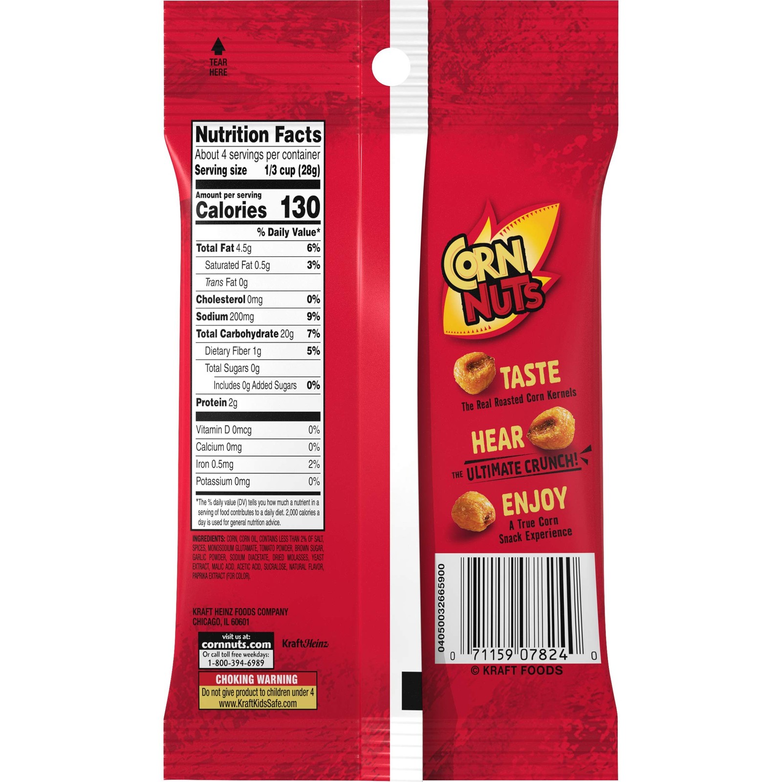 Corn Nuts Variety Pack 4oz Size (Pack of 5) 1 Each – 4 Ounce