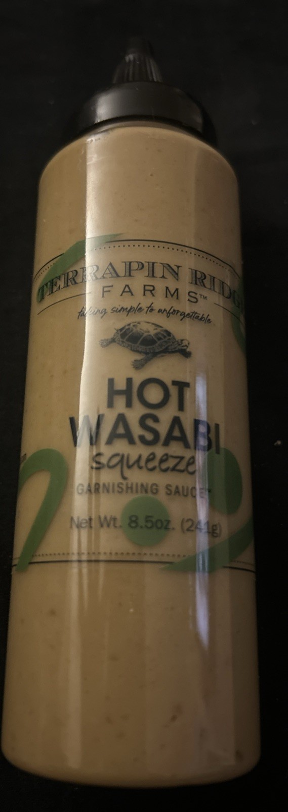 Terrapin Ridge Farms Hot Wasabi Squeeze Sauce 8.5oz Bottle Exp 8/2027