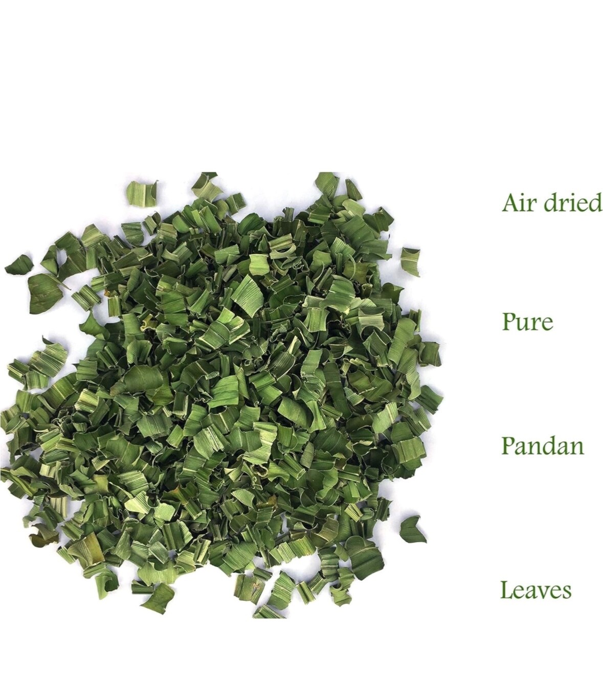 Organic Dried pandan (Pandanus) leaves 100g No Caffeine