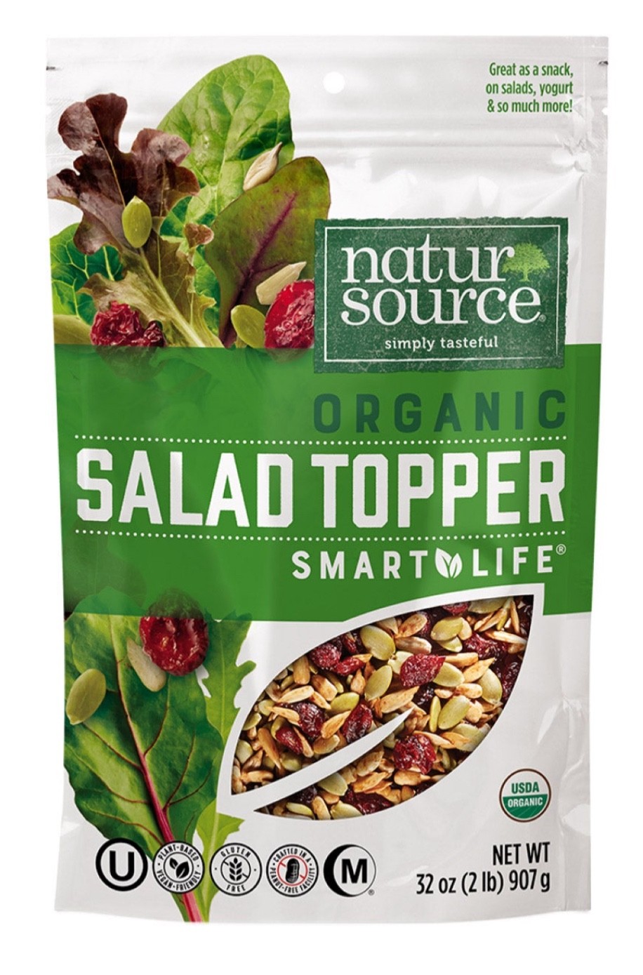 naturSource Smartlife Organic Organic GMO-free Vegan Salad Topper, 32 Oz, 2 lbs
