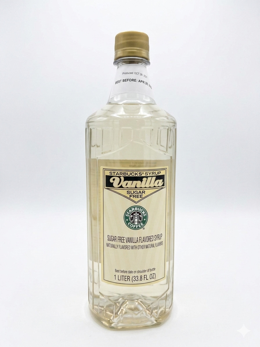 Starbucks Sugar Free Vanilla Syrup 1L – Best Before April 26, 2026