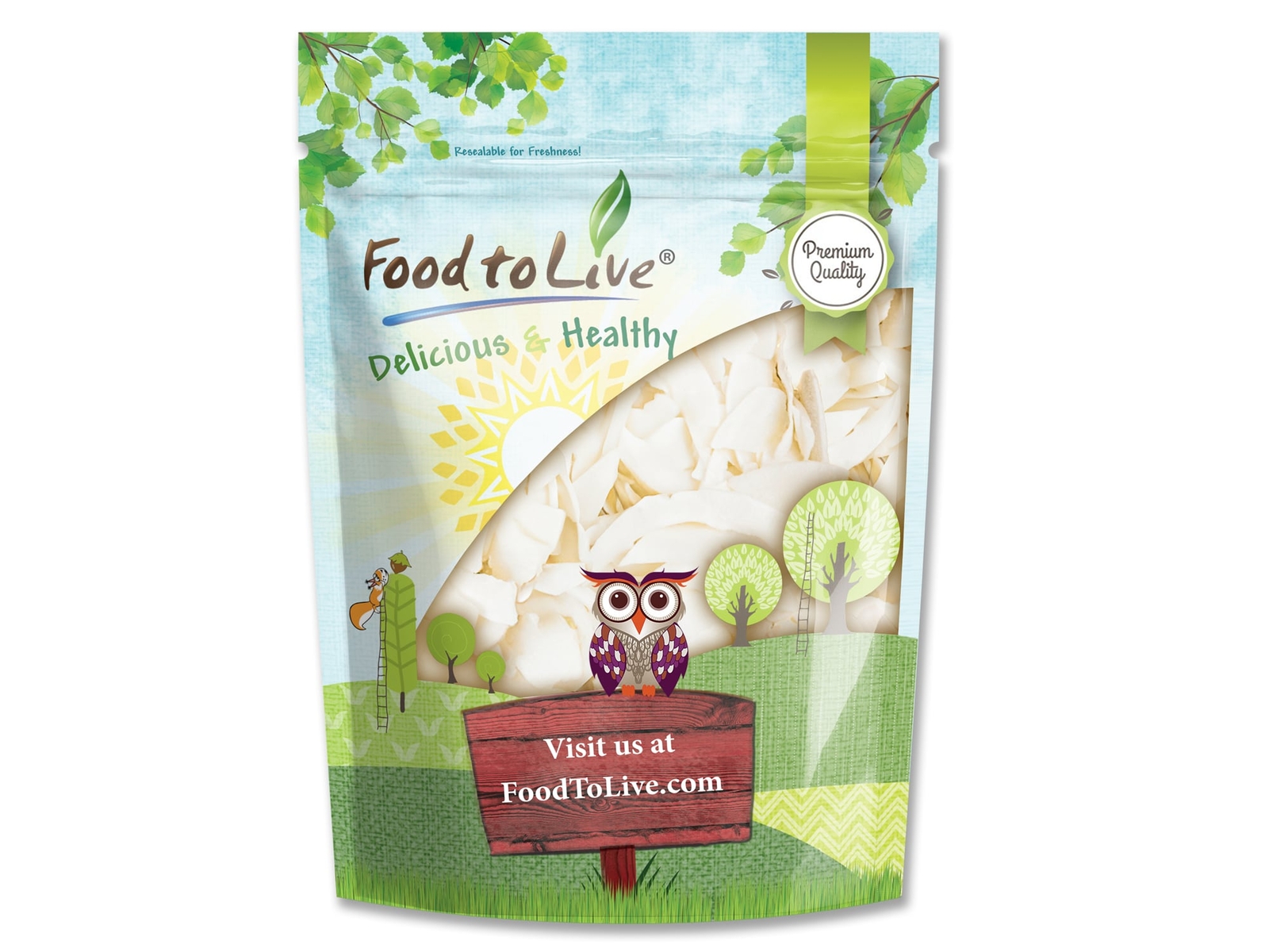 Coconut Chips – Unsweetened Flakes, Unsulfured, Raw, Dried, Desiccated, Keto
