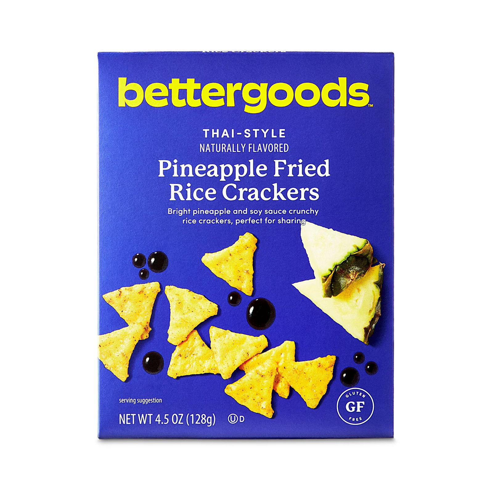 Bettergoods Thai-Inspired Pineapple Fried Rice Crackers, 4.5 oz