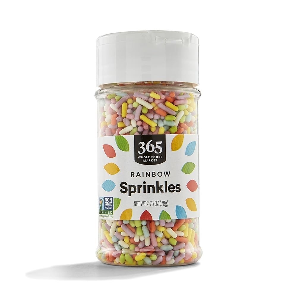 2.75 Ounce Jar of Rainbow Sprinkles – Gluten-Free Indulgence for Desserts