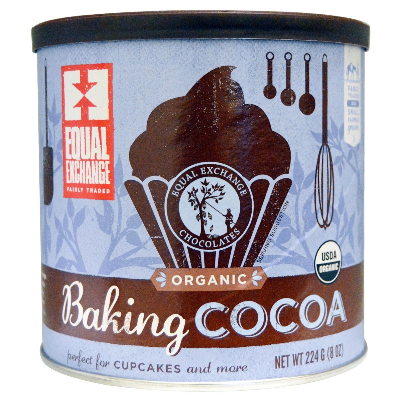 Equal Exchange, Organic Baking Cocoa, 8 oz (224 g)(PACK 8.0 Ounce (Pack of 1)