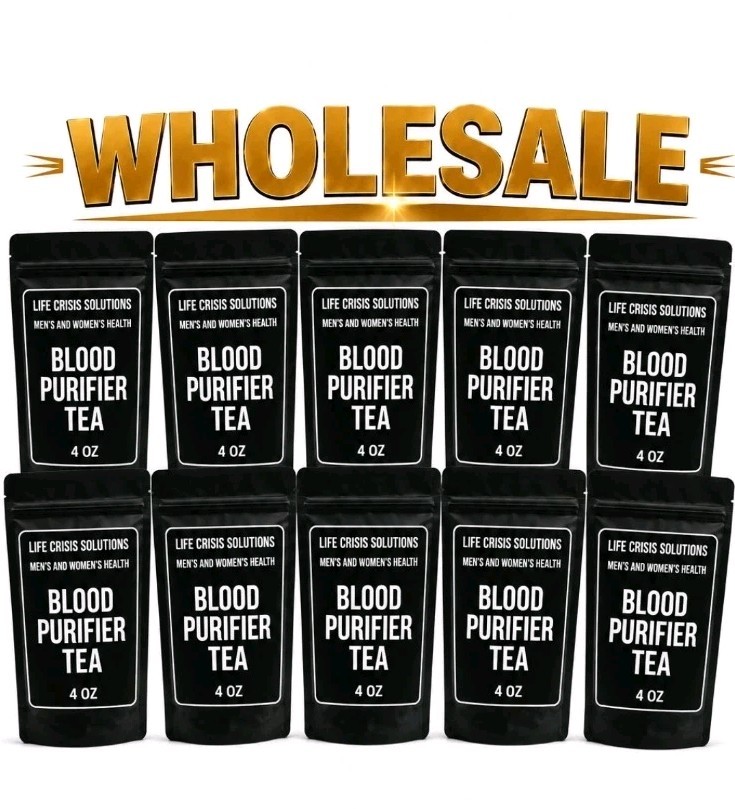 10 BAGS NATURAL BLOOD PURIFER LOOSE LEAF TEA