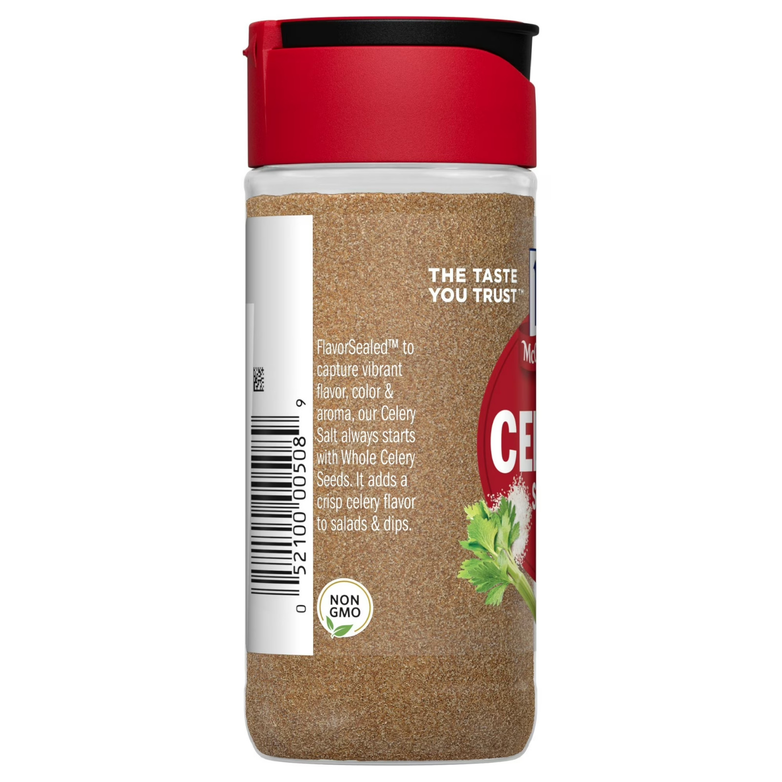 McCormick Kosher Celery Salt, 4.0 oz Bottle