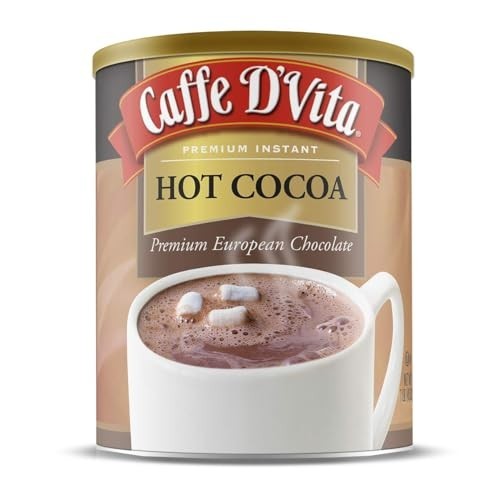 Hot Cocoa Instant Powder 16 Oz Can Gluten Free Dutch Cocoa Low Fat Rich European