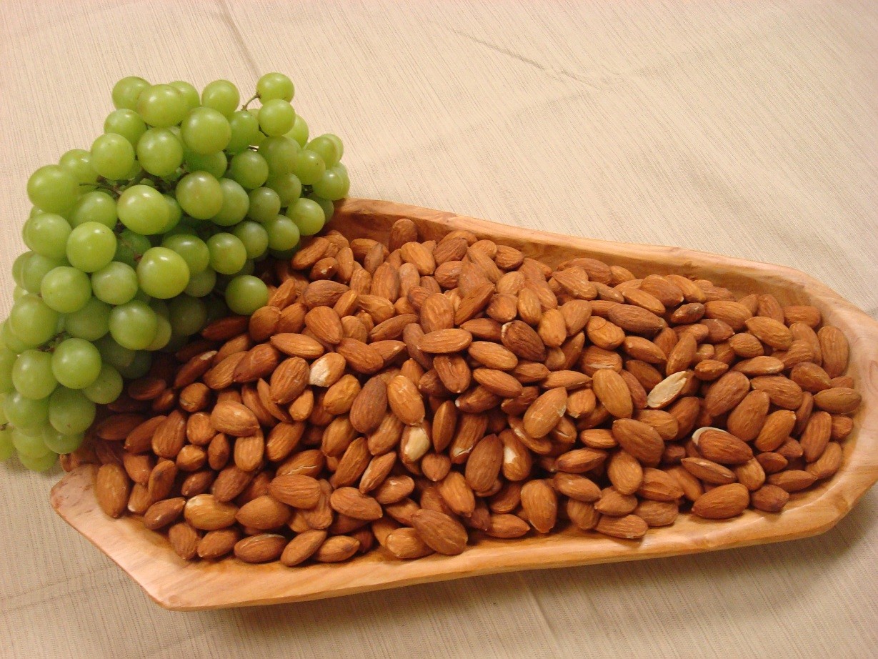 Shelled Freshly Roasted Unsalted Almonds Resealable Bag 11oz to 30lbs.AgroSun