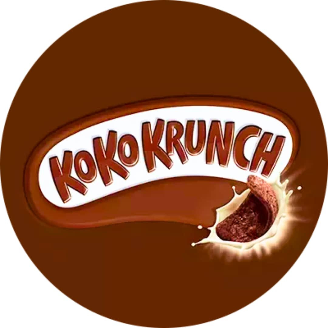 NESTLE KOKO KRUNCH Cocoa Whole Grain Cereal School Breakfast MultiPack 12 x 25g