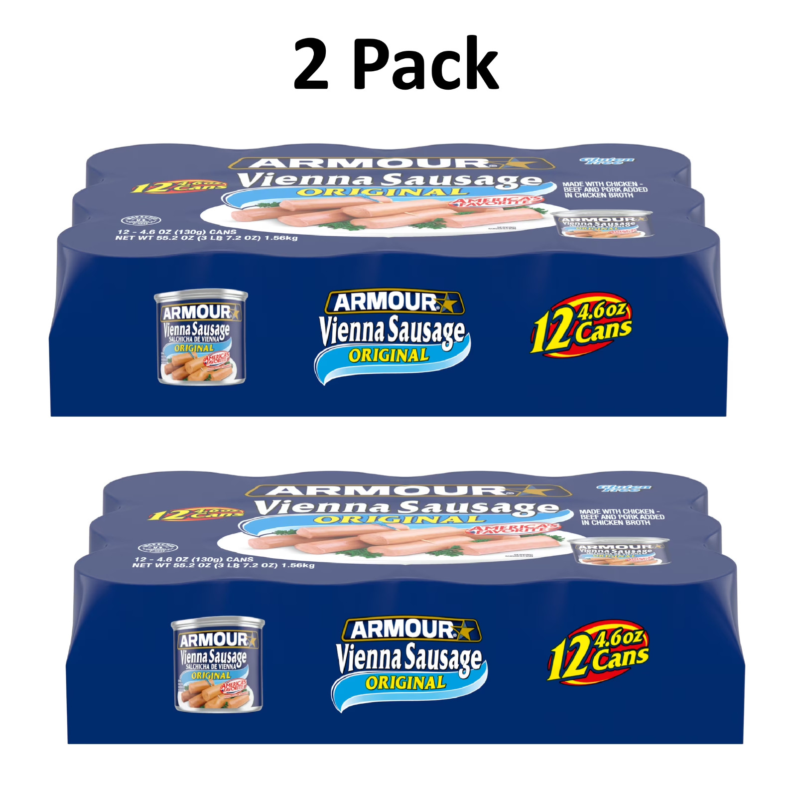 Armour Original Vienna Sausage 4.6 oz (24 Cans)