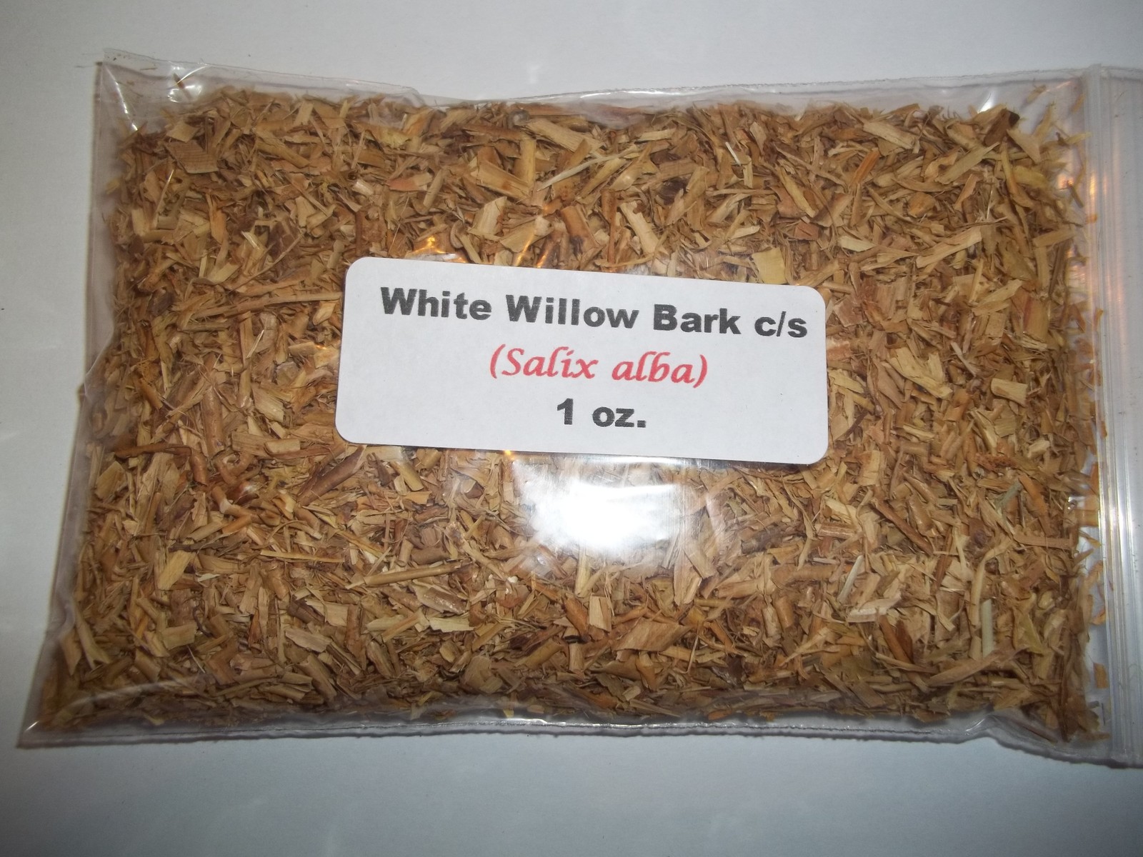 1 oz. White willow bark c/s (Salix alba)