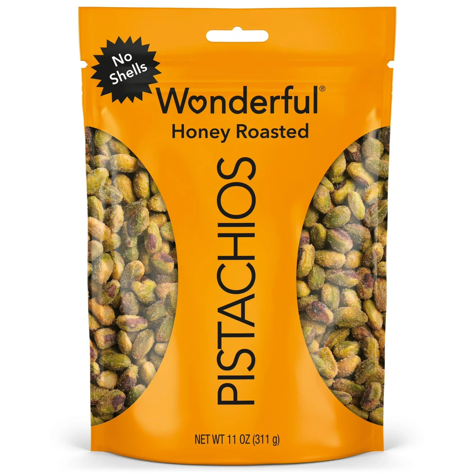 Wonderful Pistachios No Shells Honey Roasted Nuts, 11 Ounce Bag Free Shipping