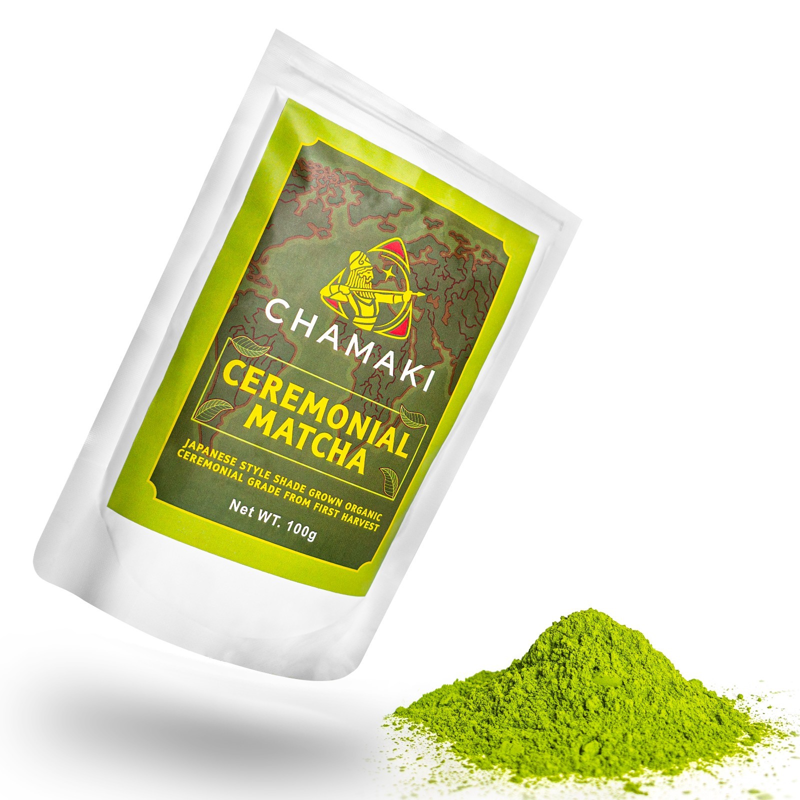 Chamaki Ceremonial Matcha Powder-First Harvest Japanese Style Organic 100g