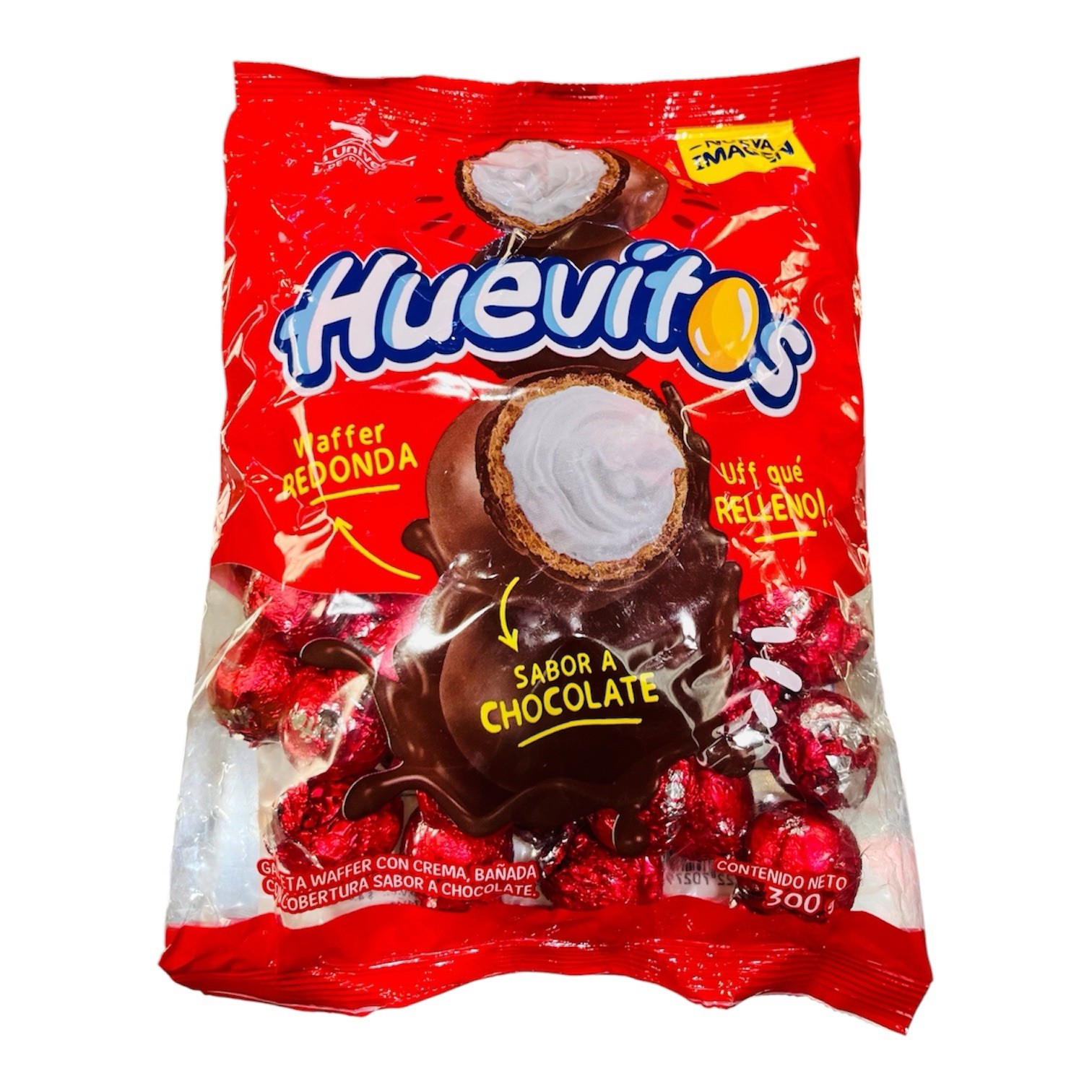 Huevitos La Universal Ecuador Waffer Dulce Ecuatoriano 30 Unidades