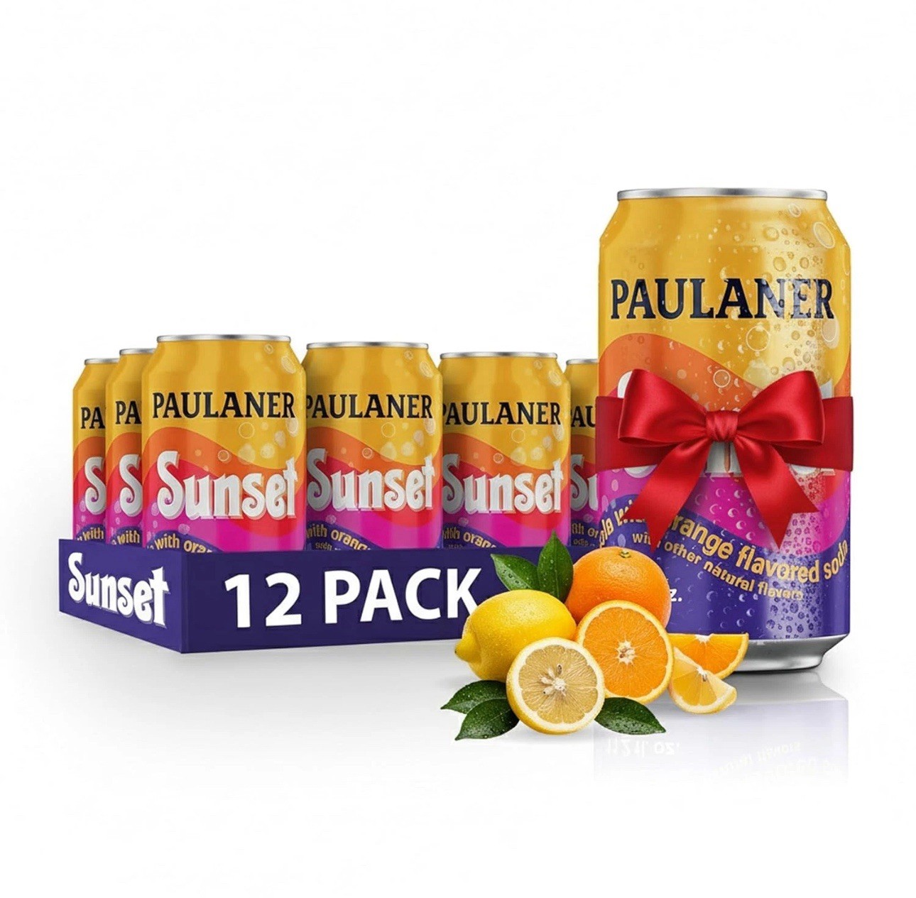 Paulaner Sunset Classic Orange Cola Soda Soft Drink Fruity European Sugar Spezi