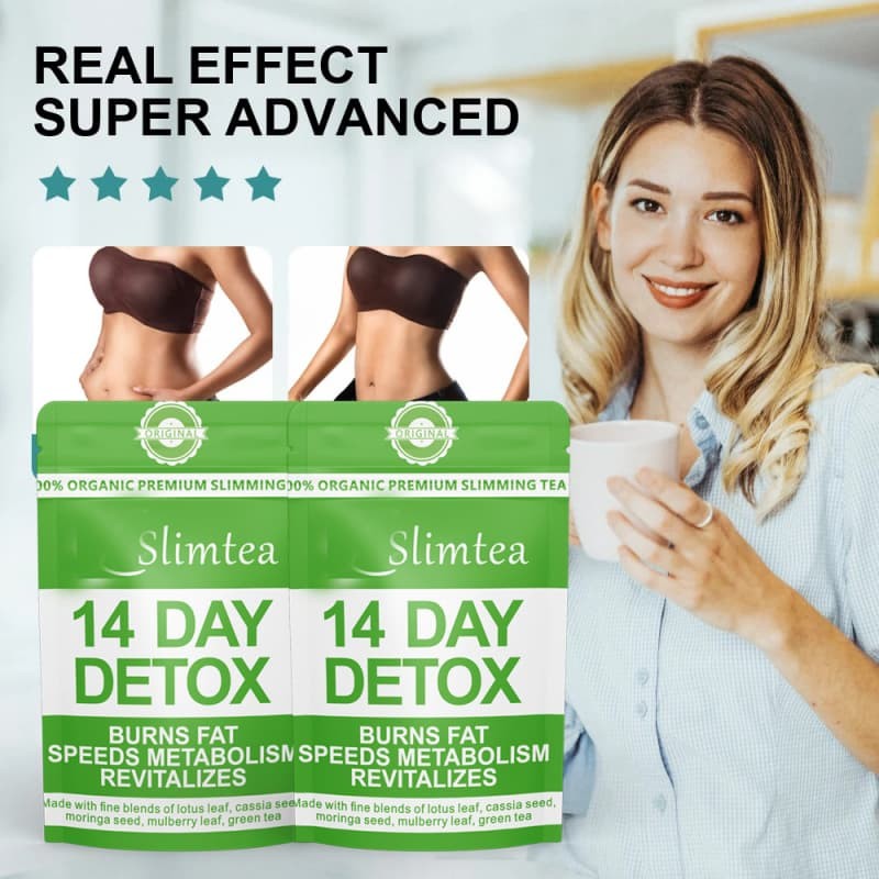 14 Days Weight Loss 100% Pure Natural Organic Slimming Tea Detox Tea Fat Burn