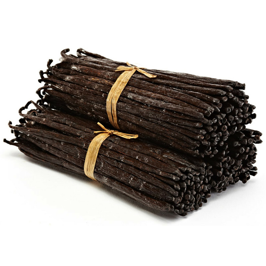 25 Organic Madagascar Vanilla Beans Whole FRESH Grade A Pods for Extract Baking