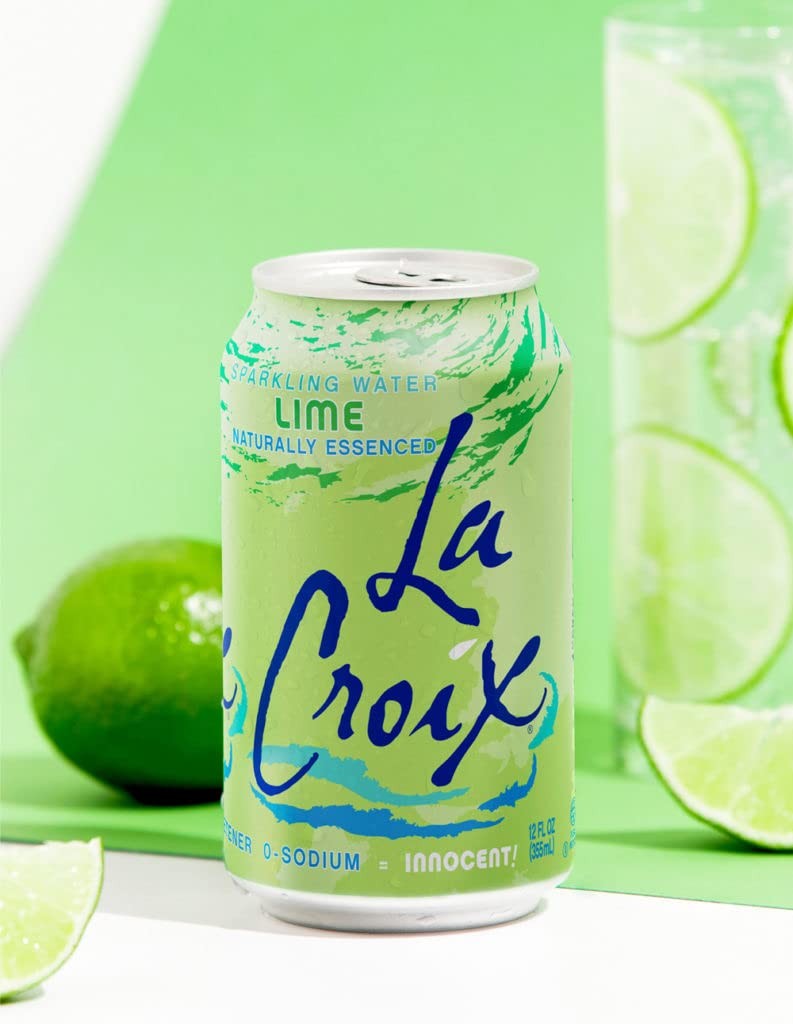 La Croix Sparkling Water, Lime, 12 Fl Oz (pack of 8) 96 (Pack 1)
