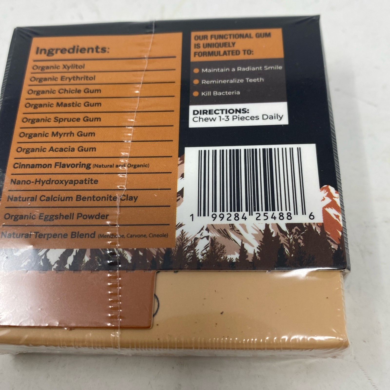 Larineco Remineralizing Gum Cinnamon 18ct 2 Pack Plastic-Free