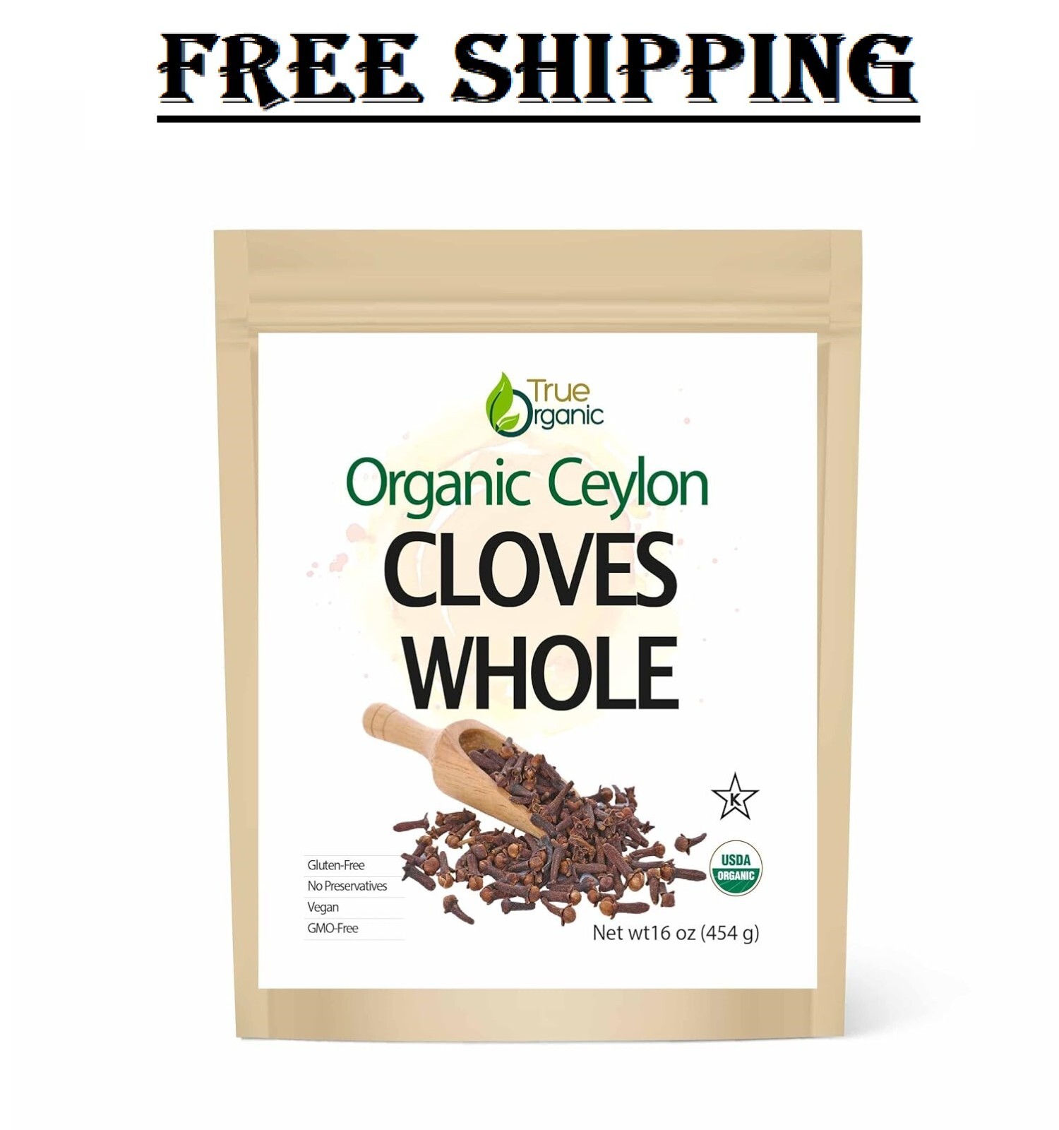 Ceylon Cloves Whole, 16 ounces Bulk Bag, USDA Organic & Kosher Certified, Non…