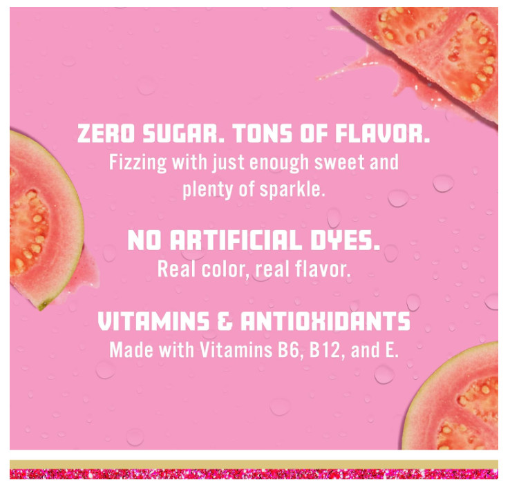 Sparkling Ice Elle Woods-Inspired Guava Passionfruit Water 17 fl oz (Pack of 12)